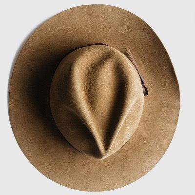 tan western hat